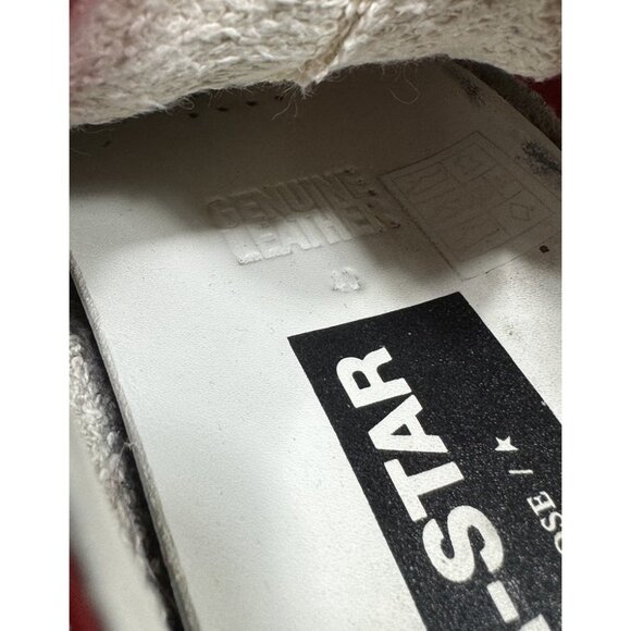 Golden Goose Superstar Red Patent Zebra Women’s Size 10 US / 40 Shoes - Picture 7 of 8